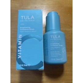 TULA Brightening Treatment Drops Triple Vitamin C Serum 1oz / 30ml New in Box