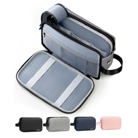 Toiletry Bag for Men, Travel Toiletry Bag, Cosmetic Bag, gray