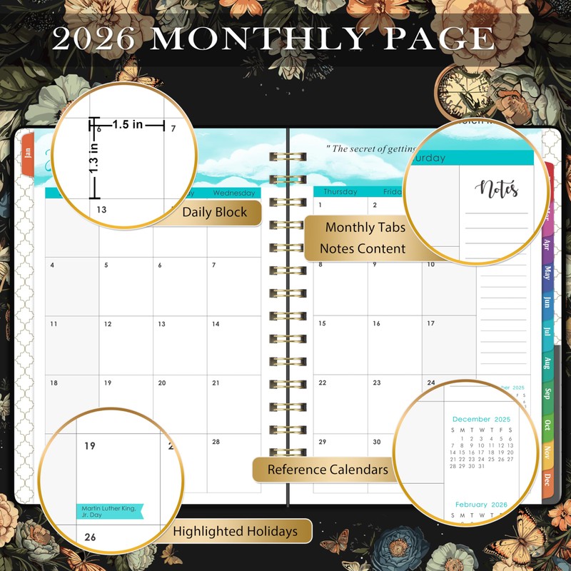 2026 Planner - Planner 2026, Jan 2026 - Dec 2026,
