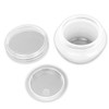Beauticom Frosted Container Jars with Inner Liner and Lid for