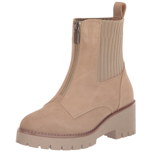 Blondo Women's Demaria Waterproof Ankle Boot, Sand Suede, 7.5
