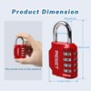RESET-060 4 Digit Combination Padlock, Outdoor Lock, Indoor Padlock, Ideal