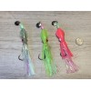 Gamakatsu B2 SQUID FLASHY FLUKE RIGS Hand tied at the