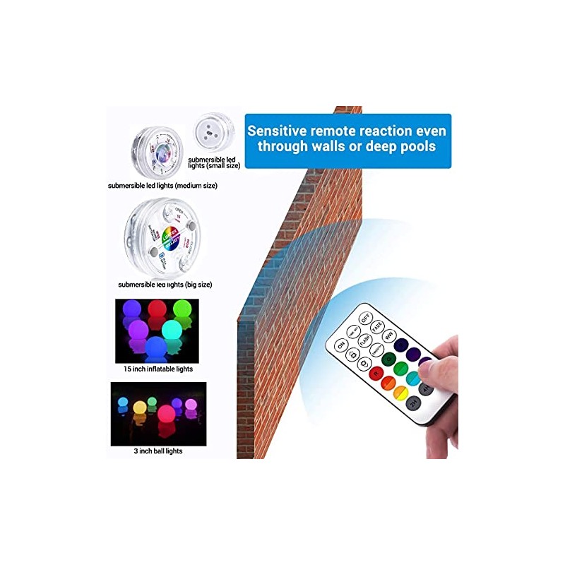 LOFTEK Submersible led Light Remote Control (RF) 1 pcs, 200FT