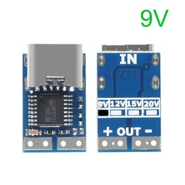 AITRIP 5 PCS PDC004-PD PD Decoy Module, USB-C PD 9V DC Fixed Voltage Trigger Module 5A Type-C Female Input for Notebook