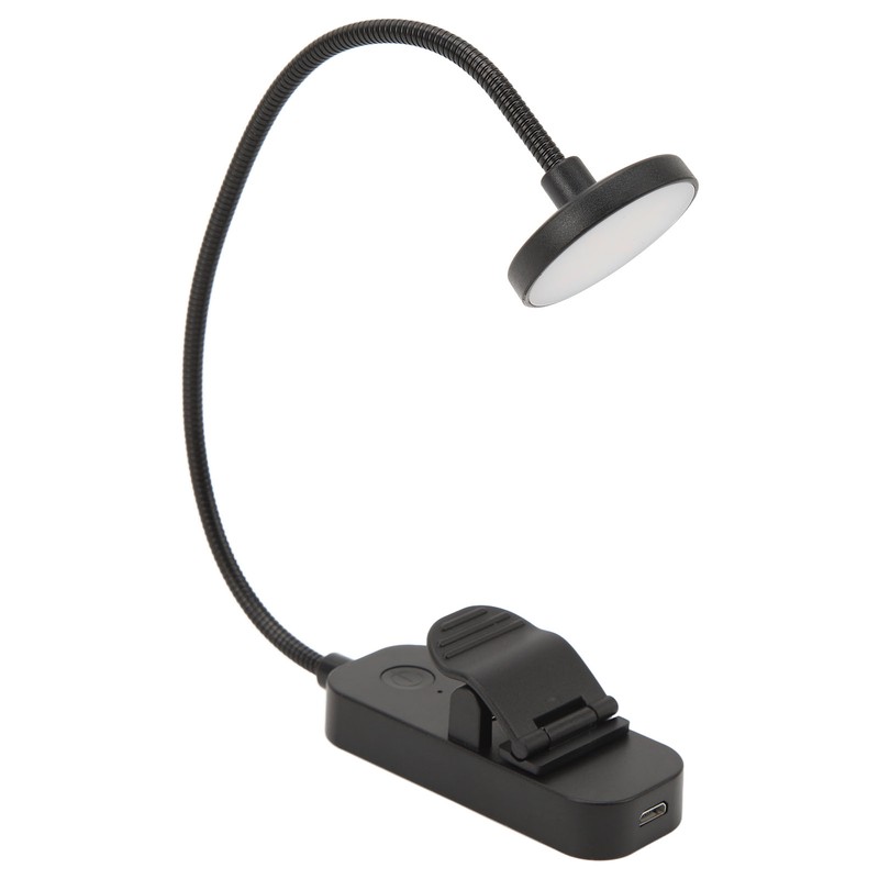 LED Book Light 3 Color Temperature Stepless Dimming USB Rechargeable