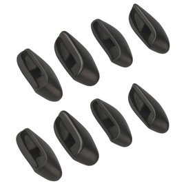 BLAZERBUCK Replacement Nose Pads Nose Piece for Oakley Half Jacket 2.0 OO9144/Half Jacket 2.0 XL OO9154 Sunglasses - Black + Black