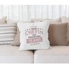 MoonWorks® Cushion Cover with German Text "Ich Bin stolze/r Chefin/Chef