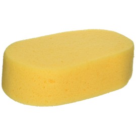 Sax Synthetic Polyurethane All-Purpose Oval Sponge, Yellow, 6" H x 4" W x 2" Thick