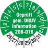 10 Pack of 2500 APPROVED BY DGUV Information 208 Prüfet