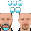 Sasha Square Goatee Beard Shaper Template for Men, Goatee &