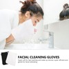Baluue Facial Cleansing Tool Set 6pcs Gentle Makeup Remover Gloves