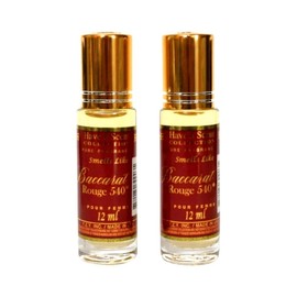 Baccarat Rouge 540 12ml (pack of 2) Oil-based fragrance rollerball - Travel Friendly Bottle Fragrance