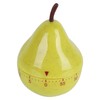 Cartoon Timer, Mechanical Kitchen Timer Pear Shape Manual Rotating Countdown