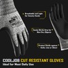 COOLJOB A3 Cut Resistant Safety Work Gloves for Men Women,