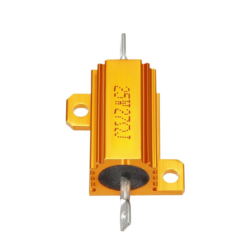 Sourcing Map 1pcs 25 W 27 Ohm Wirewound Resistors with