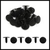 Hihaha 20 Pcs 8mm Hole Dia 25mm Head Plastic Rivets