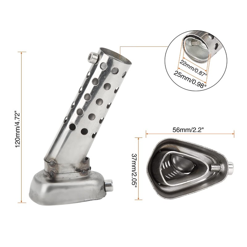 2pcs Motorcycle Inner Silencer Inner Baffle Silencer Silencer Exhaust Baffle