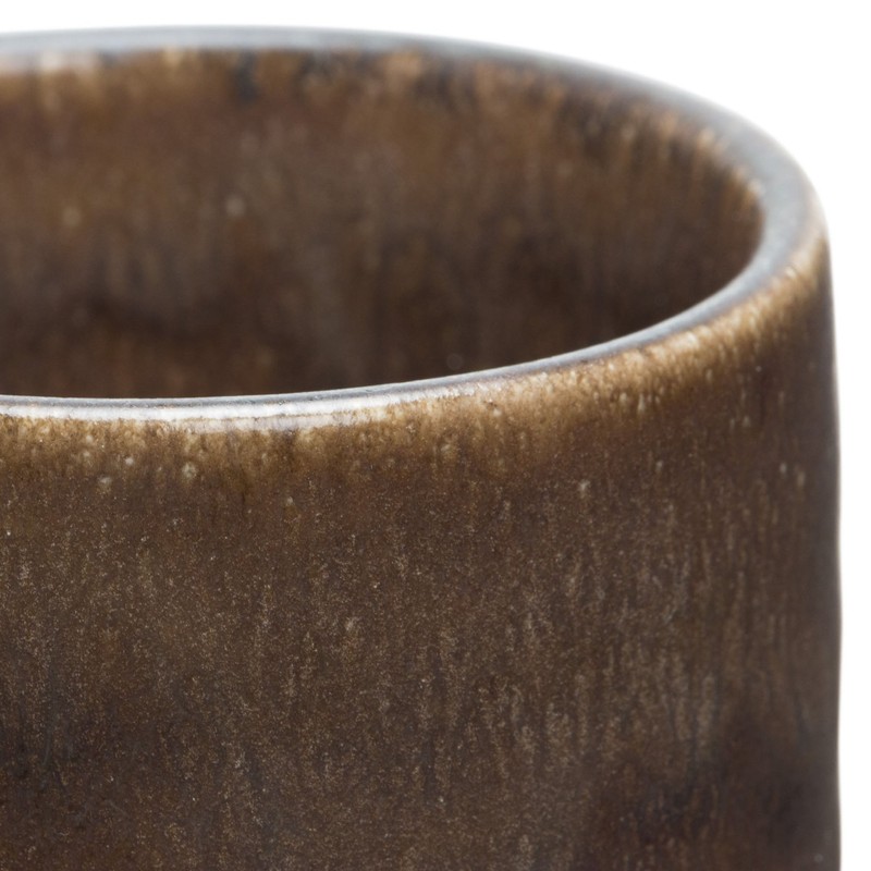 光陽 Pottery mugs Brown Diameter 7.0 X H8 X L