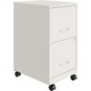 LYS SOHO File/File Mobile File Cabinet, White