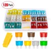 Nilight 120Pcs Standard Blade Fuse Set With 10Pack 14AWG ATC/ATO