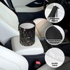 Car Trash Can Hanging, Wildflower Plant Waterproof Auto Garbage Bin