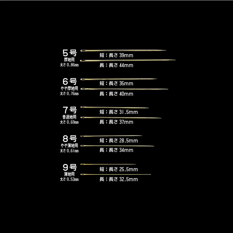 KIYOHARA sankokko- Doug Plain Cloth for 10 Needles 長短 7