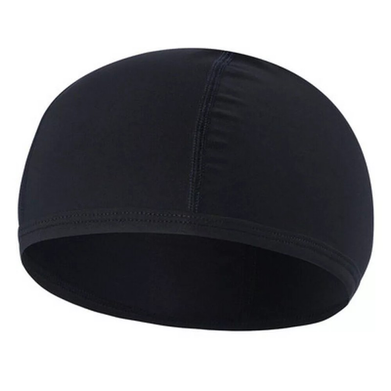 Men Black Sweat Wicking Cap Helmet Liner Skull Caps Head