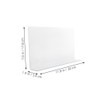 Zerodeko Bathtub Shower Splash Guards Pack of 2 Plastic Bathtub