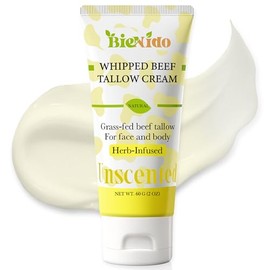 Grass-Fed Beef Tallow Moisturizer: The Everything Cream for Face and Body | ALL NATURAL INGREDIENTS | CLEAN SCENT | NON-GREASY | DRY SENSITIVE SKIN