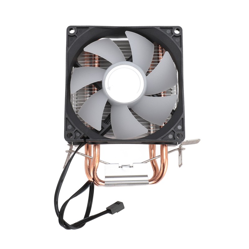CPU Cooler Dual Heat Pipe 48CFM DC12V Quiet Operation Hydraulic