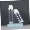 SAFIGLE 4pcs Airless Pump Bottle Refillable Travel Lotion Dispenser Transparent
