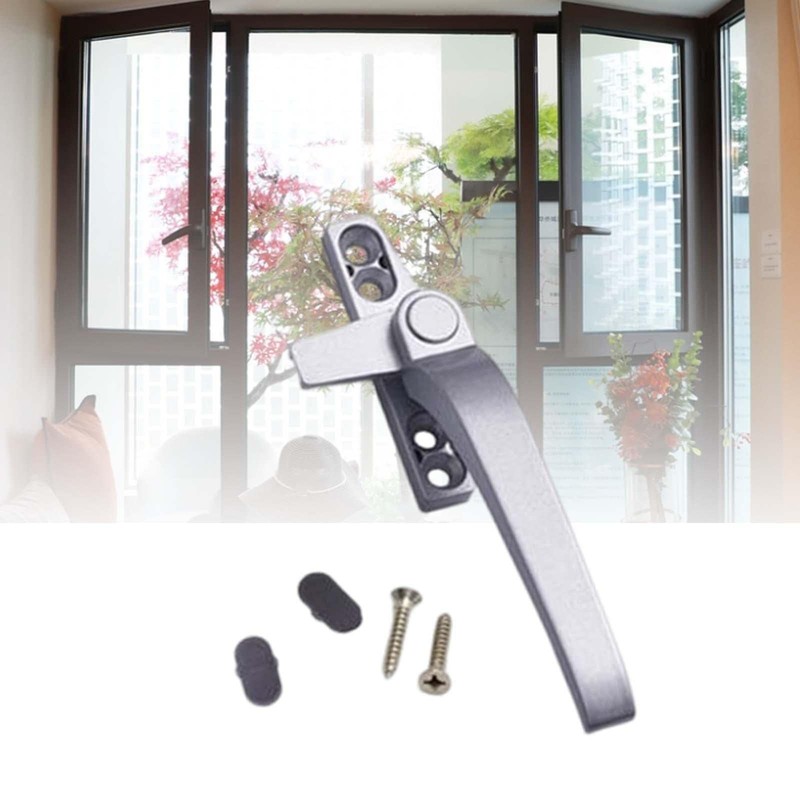LOVIVER Window Handles, Right/Left Hand Aluminum Door Handle Window Hardware,