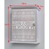 GreyZouq Indian Elephant Style Carved Key Cabinet