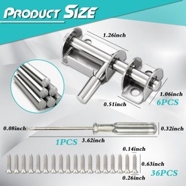 rv lock keyless entry travel door lock portable door lock Set Enhanced RV Security Door Locks - Superior Stainless Steel Barrel Bolt, Solid Latch Bolt Door Lock with Padlock Hole, Combination Door Security Slide Latch Lock