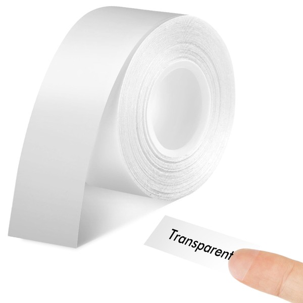 Gjinxi D30 Lable Marker Tape, White Sticker Continous Thermal Paper