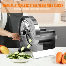 Manual Stainless Steel Food Slicer For Fruit Potato Onion Cucumber Slicer Vegetable Cutter (Manual)