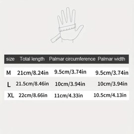 Winter Outdoor Cycling Warm Gloves, 1 Count Windproof Sports Gloves, Touch Screen Non-slip Waterproof Warm Gloves for Sports, Fishing, Cycling, Camping, Christmas Gift, Camping Gear - Color: Black, Specification: XL