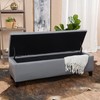 Christopher Knight Home Glouster PU Storage Ottoman, Grey