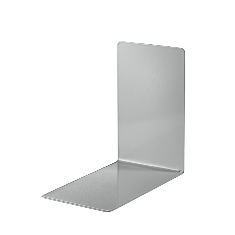 ALCO-Albert Bookends Metal Grey Pack of 4