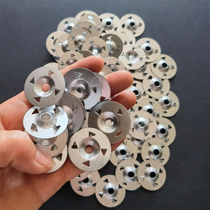 Easy Fix Washers, 300 Pcs 28mm Diameter Galvanised Iron Fixing