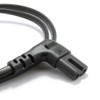 kenable Right Angle Figure 8 to Bare Wire Power Cord