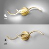 EDISLIVE Modern Wave LED Vanity Light Dimmable Modern Led Vanity