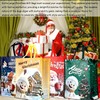 50x40x20cm Christmas Tote Bags with Handle, 2PCS Super Large Christmas