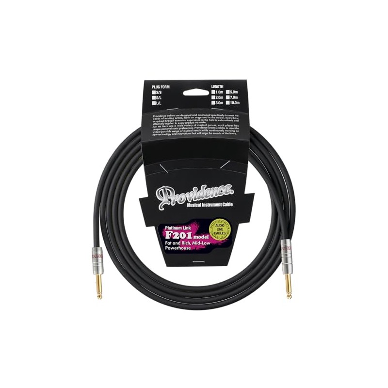 Providence Shielded Cable F201 7m S/S Plug (Straight/Straight)