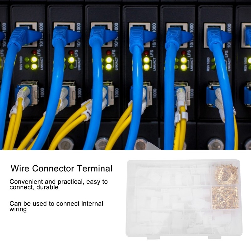 380Pcs Wire Connector Terminal with Fixed Set Industrial Supplies 2.8mm