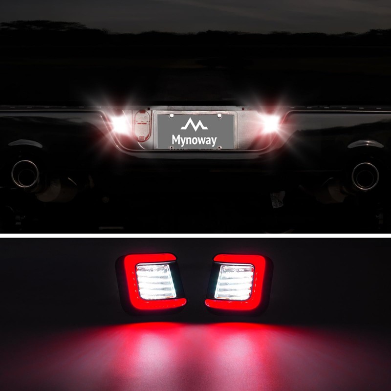 Mynoway LED License Plate Light Tag Lights Compatible with 2003-2018