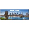 New York Panoramic Fridge Magnet Manhattan Travel Souvenir Brooklyn Bridge