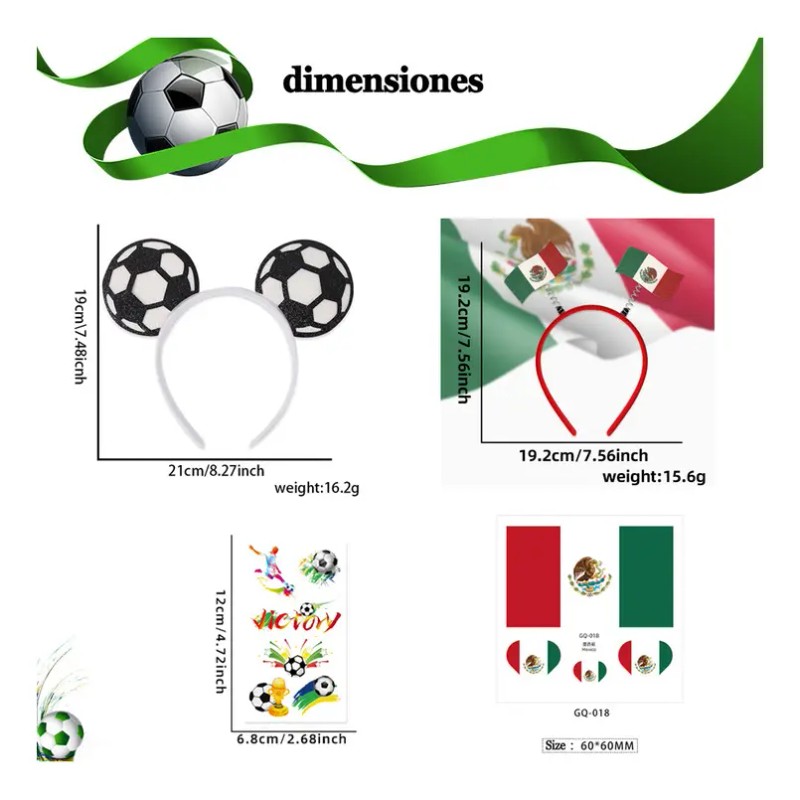 Diademas Generic The 23rd World Cup, 2 Unidades Mickey