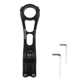 Bicycle Stem Extension 31.8 mm Bicycle Handlebar Stem ±85° Adjustable 90/110/145 mm MTB Ahead Stem Handlebar Riser Bicycle Handlebar Extender for Bicycle, Road Bike, MTB, BMX, Cycling, Black